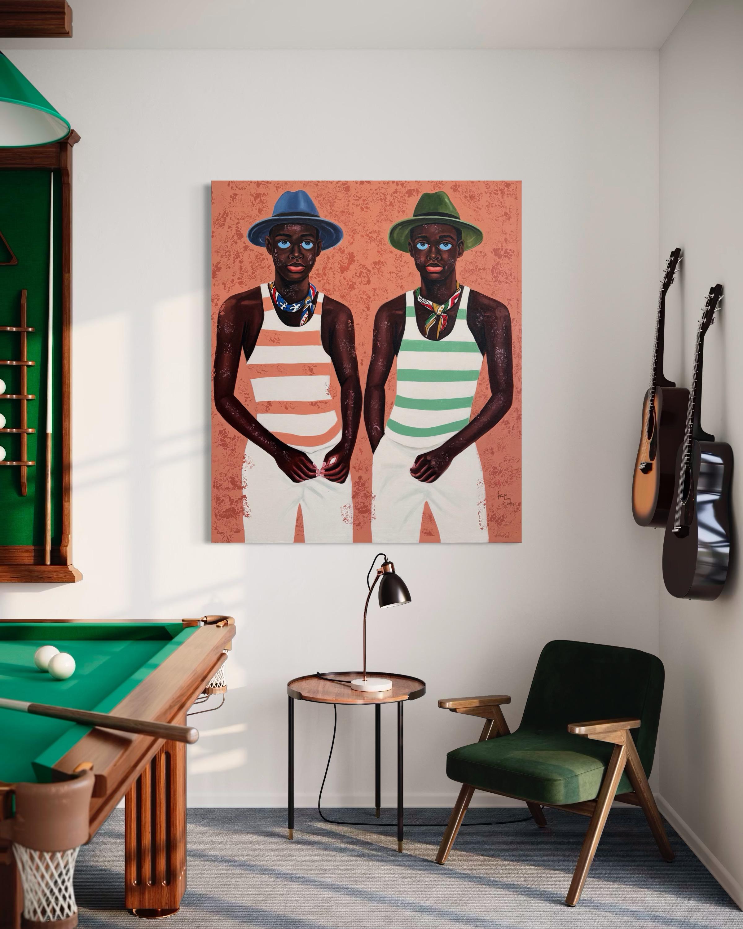 Hüter des Bruders – Painting von Philip Letsu