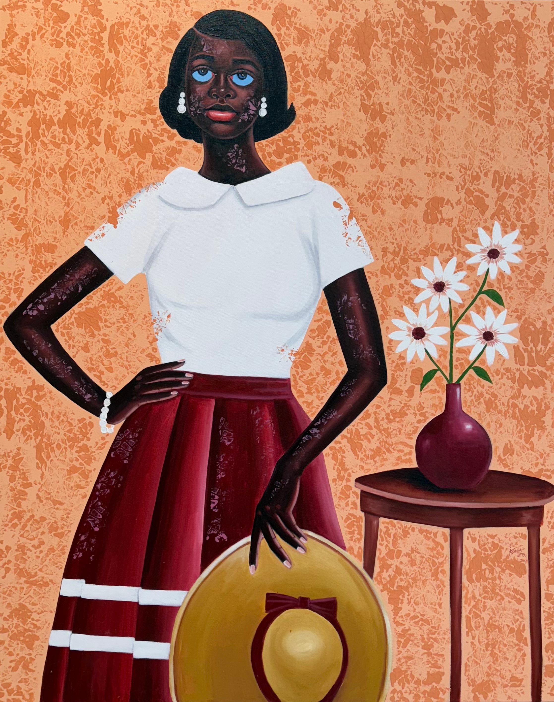 Philip Letsu Figurative Painting - Dress Code IV