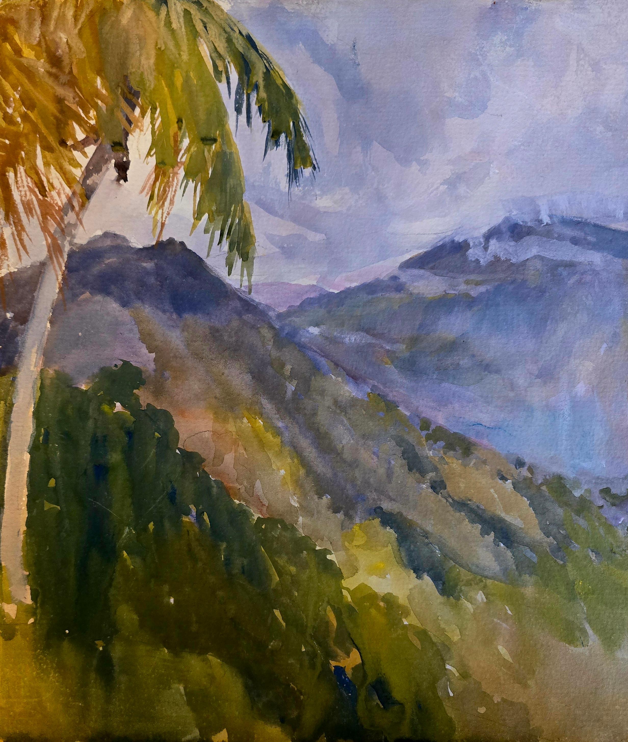 Fantastic Philip Little watercolor of Jamaica from 1922. Watercolor paper mounted on board, signed and dated lower right.

Philip Little was a prominent Salem, Massachusetts, artist known for his landscape and marine paintings. He was widely