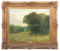 "Summer Pastoral, New England" Philip Little, Summer Day, Verdant Landscape
