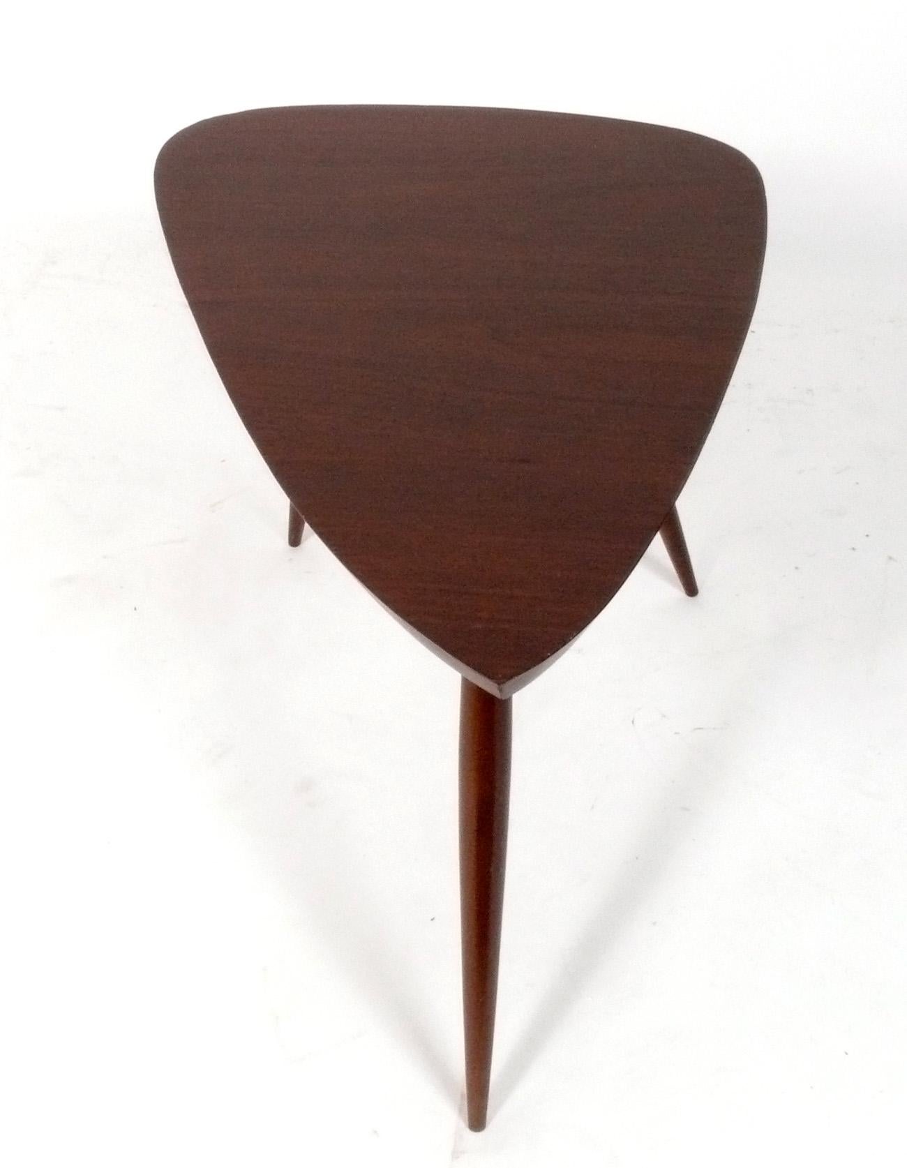 Philip Lloyds Powell Sculptural Tripod End Table Mid Century American Craft Bon état - En vente à Atlanta, GA
