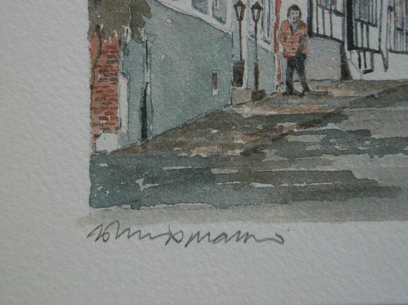PHILIP MARTIN - 'MIDHURST' - Vintage Farbdruck - Signiert - K.K. - CIRCA 2000 (Englisch) im Angebot