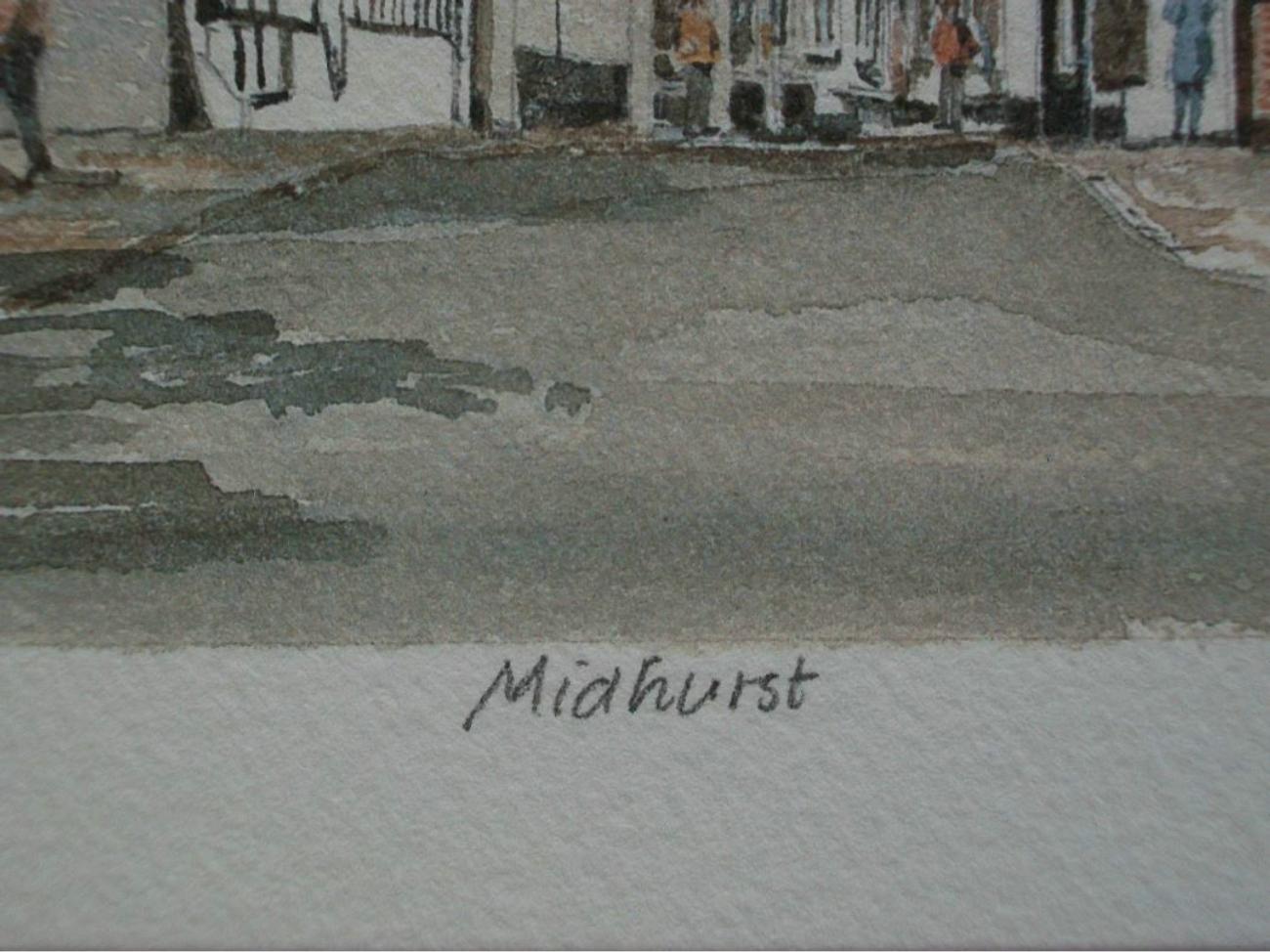 PHILIP MARTIN - 'MIDHURST' - Vintage Farbdruck - Signiert - K.K. - CIRCA 2000 im Zustand „Gut“ im Angebot in Chatham, ON