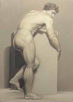 Philip Melville Courtney - Contemplation of Form En Grisaille Male Nude
Oil by Philip Melville Courtney Contemplation of Form En Grisaille Male Nude
Oil by Philip Melville Courtney