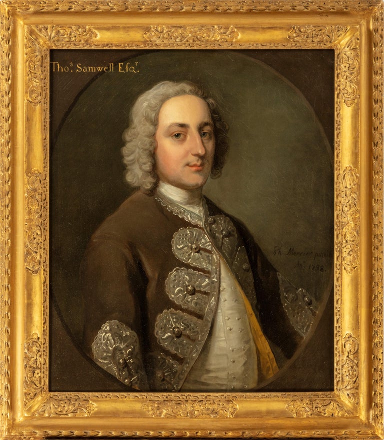 Philip Mercier Portrait Painting - Portrait of Thomas Samwell of Upton