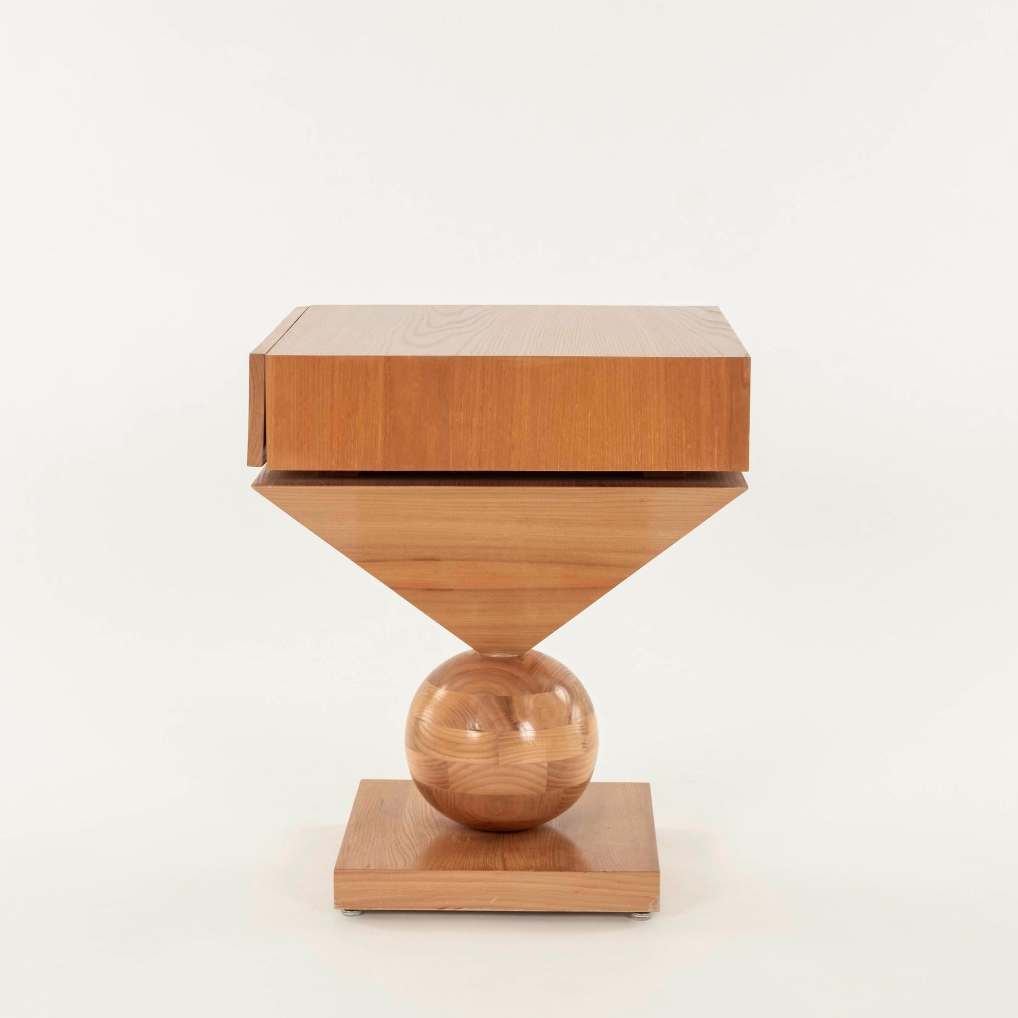 Philip Michael Wolfson Memphis Bauhaus Style Occasional Table For Sale 1
