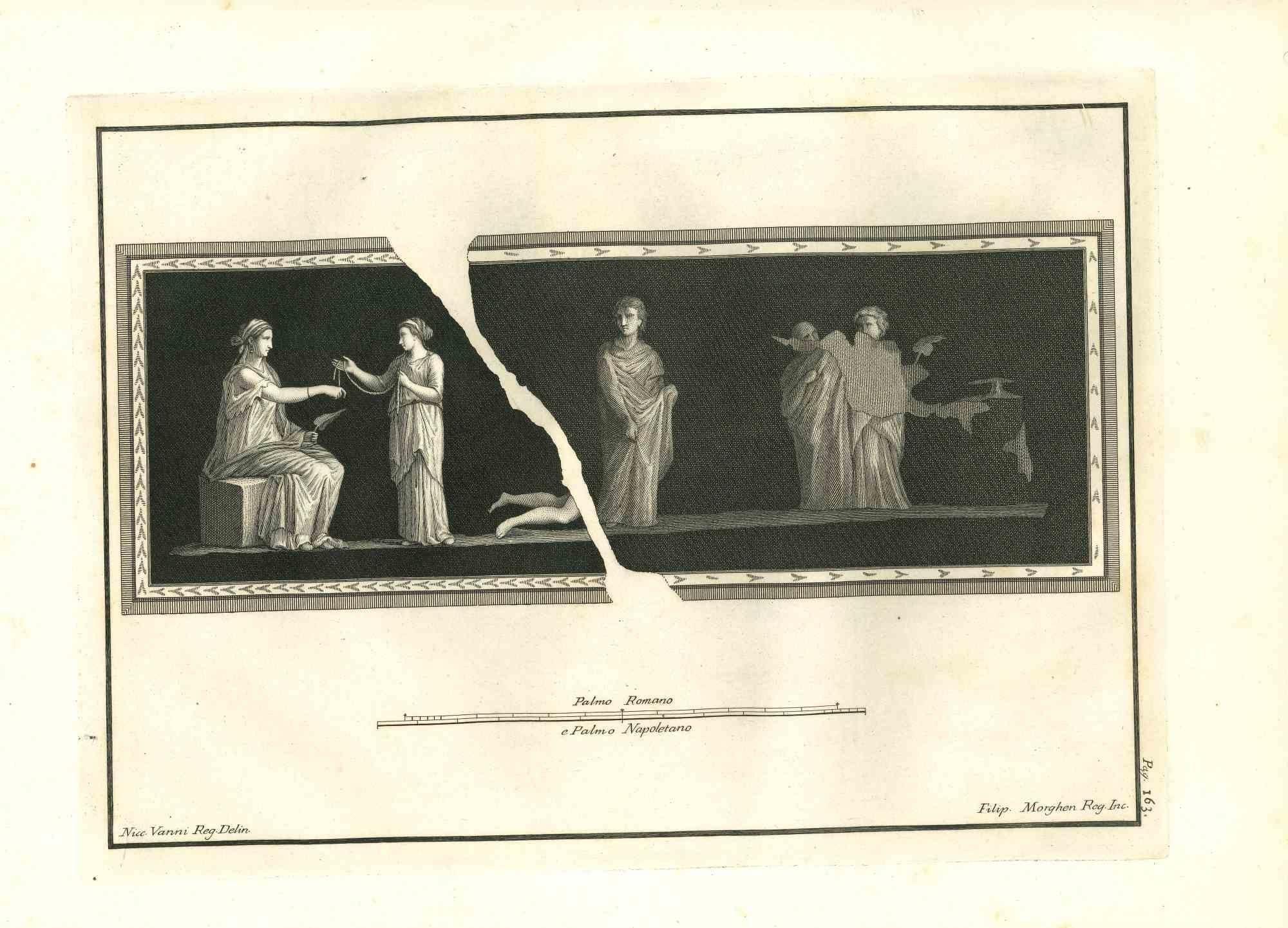 look at this ancient roman painting of a scene