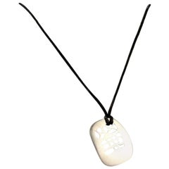 Philip Morton Mid-Century Modern Sterling Silver Modernist Pendant Necklace