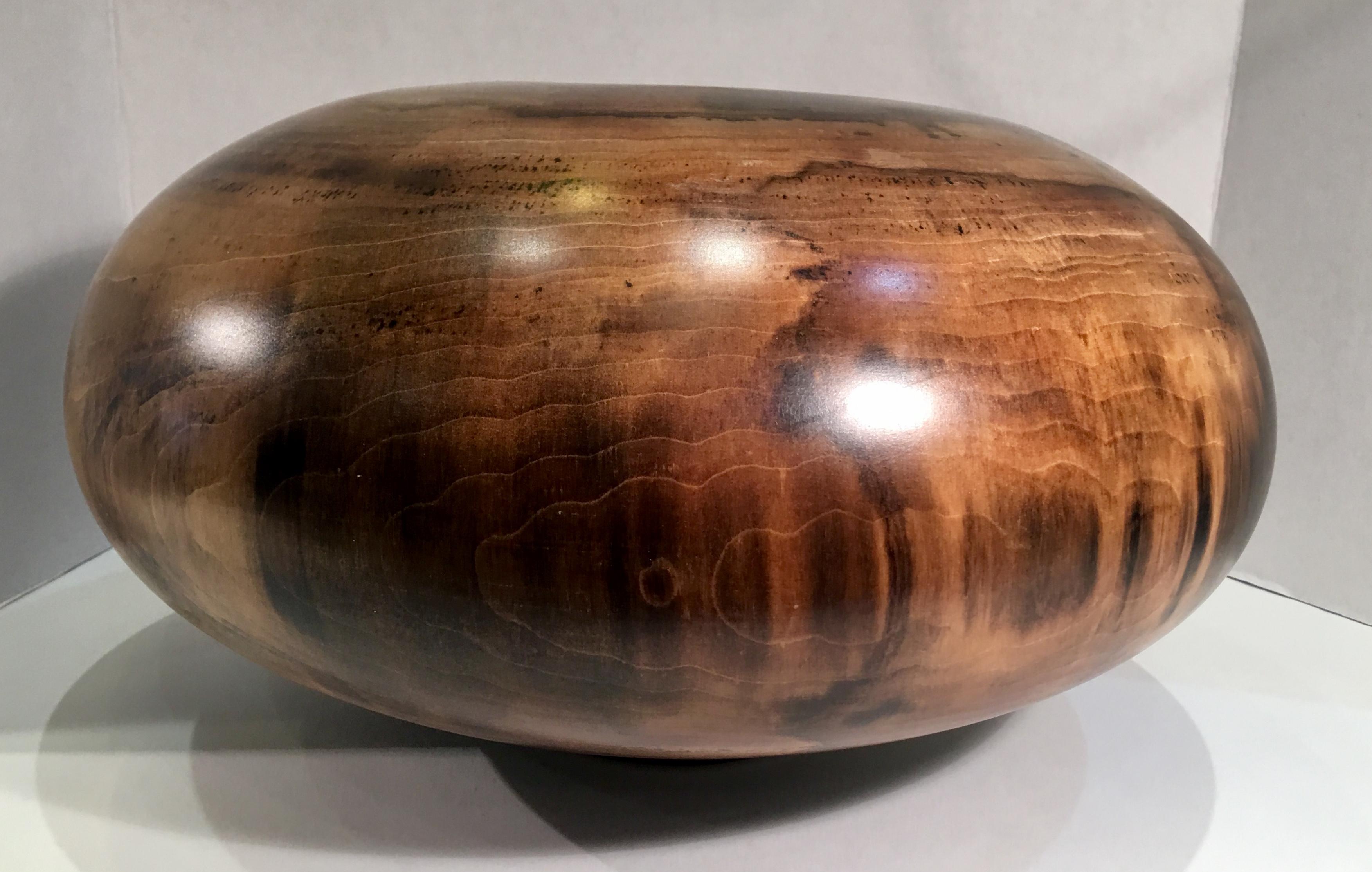 American Craftsman Philip Moulthrop Large Scale Museum Quality Tulipwood Turned Vase Vessel Bowl