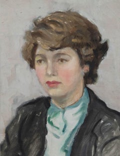 Attrib. Philip Naviasky (1894-1983) - Framed Mid 20th Century Oil, Portrait