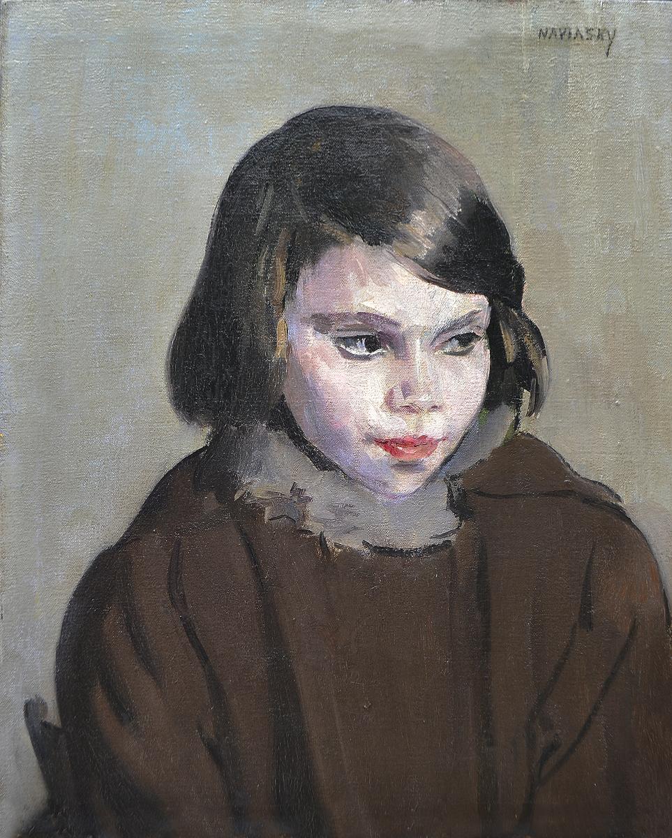 Philip Naviasky Portrait Painting - Portrait of Jean Price