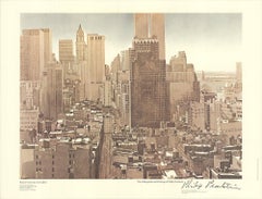Vintage 1979 After Philip Pearlstein 'View Over SoHo, Lower Manhattan' 