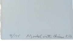 MODELLO CON AQUILONE CINESE