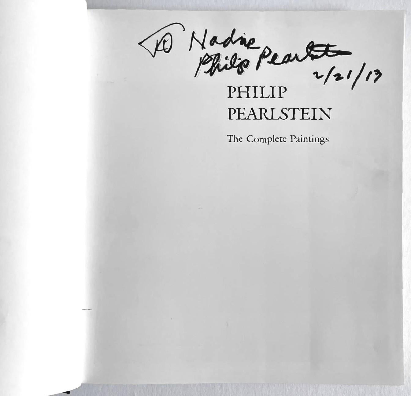 Monographie: The Complete Paintings (Hand signiert, beschriftet von Philip Pearlstein) im Angebot 1