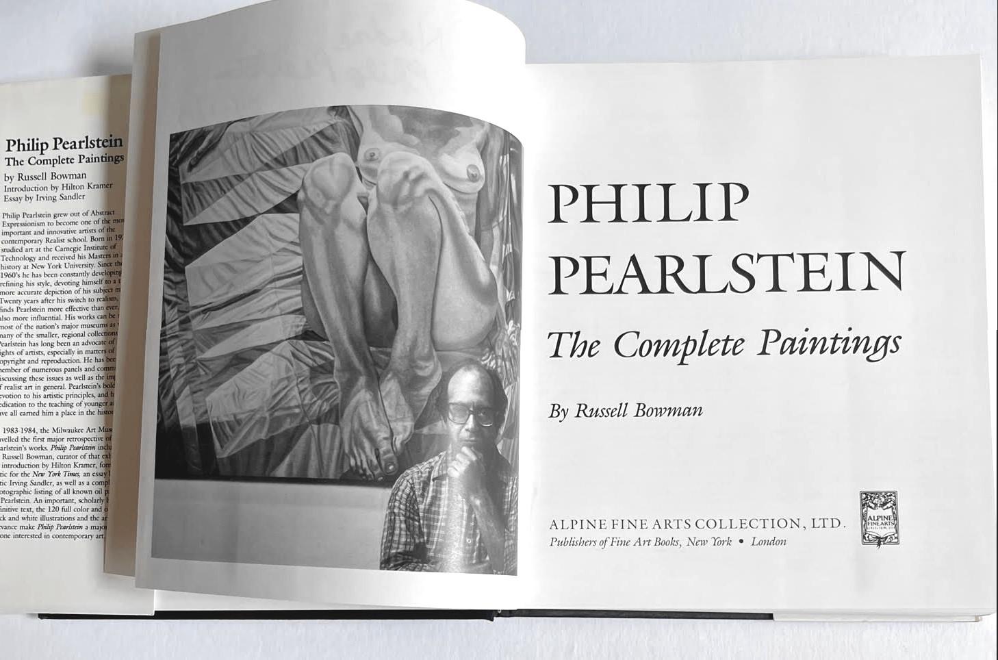 Monographie: The Complete Paintings (Hand signiert, beschriftet von Philip Pearlstein) im Angebot 4