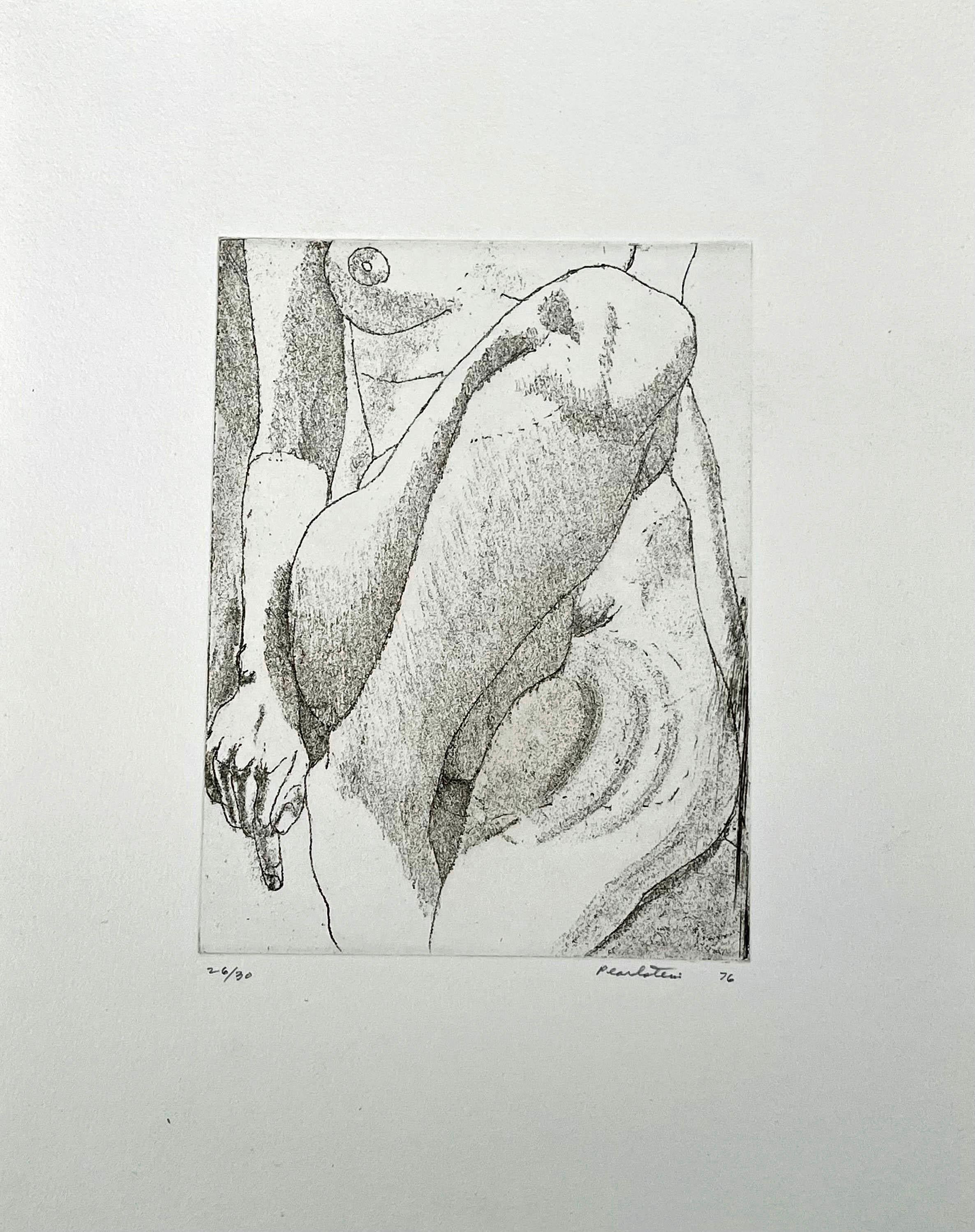 NUDE - Print by Philip Pearlstein