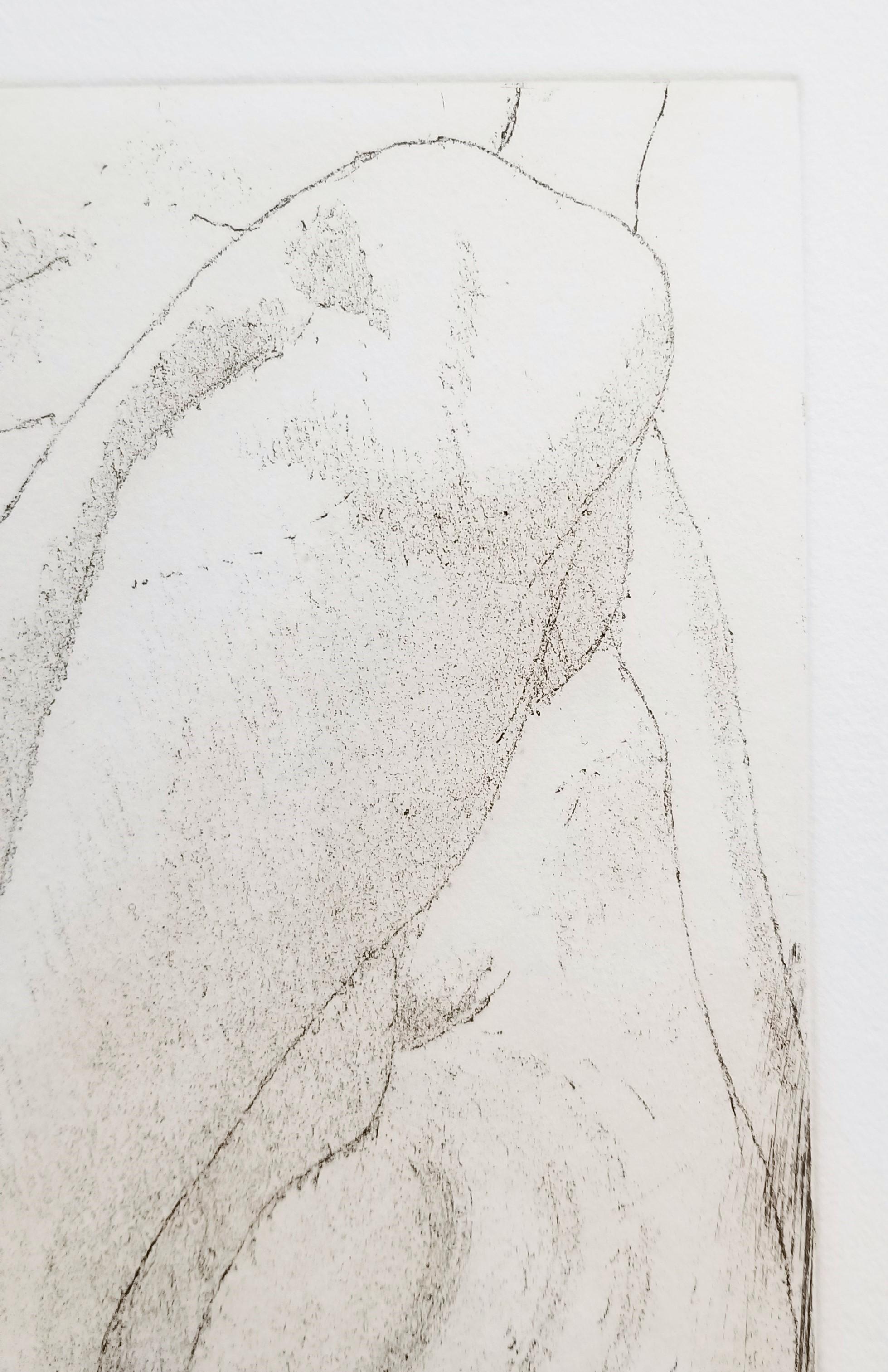 Small Nude /// Philip Pearlstein Etching Figurative Female Post-War New York Art For Sale 13