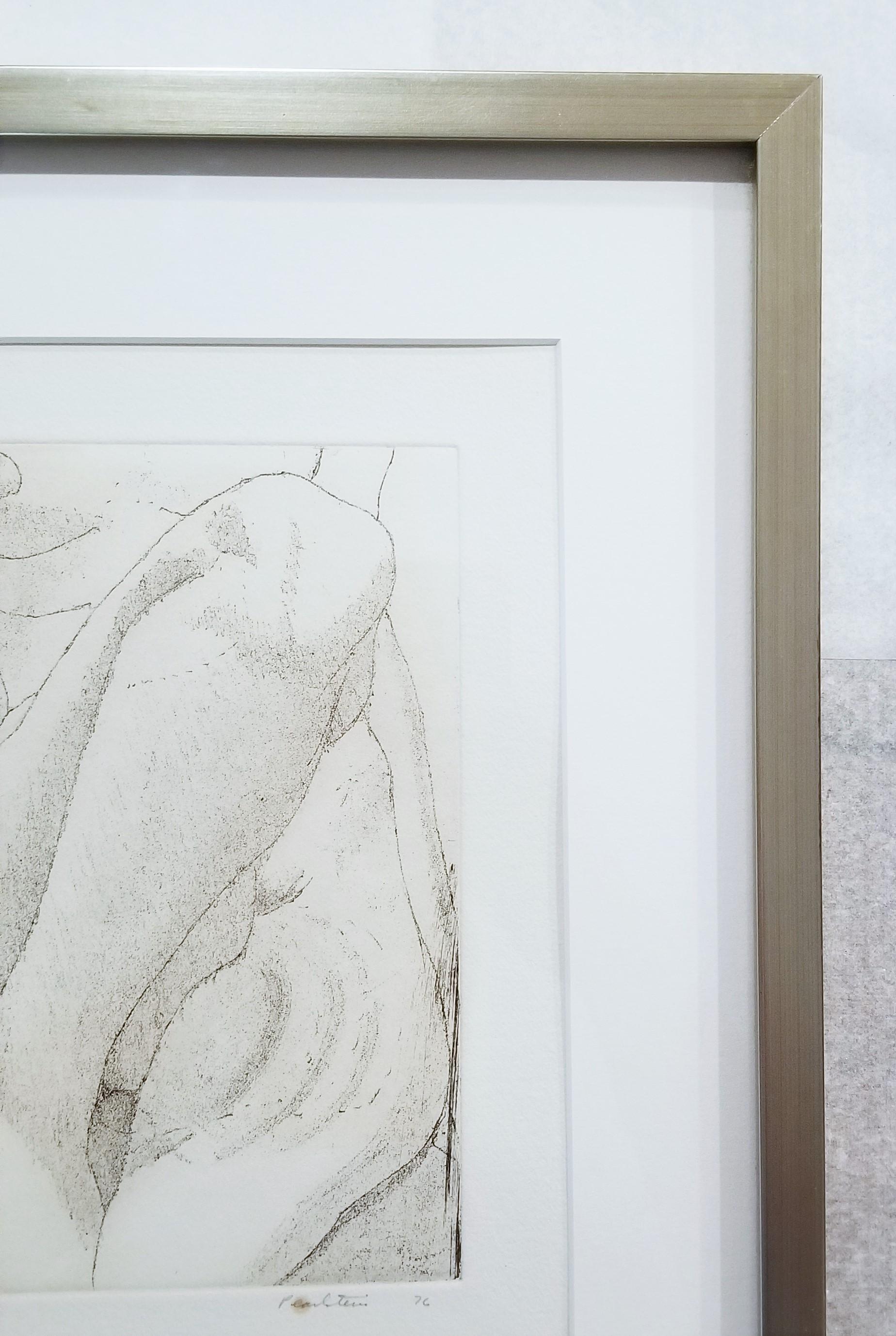 Petit nu /// Philip Pearlstein, gravure figurative féminine d'après-guerre, New York Art en vente 5