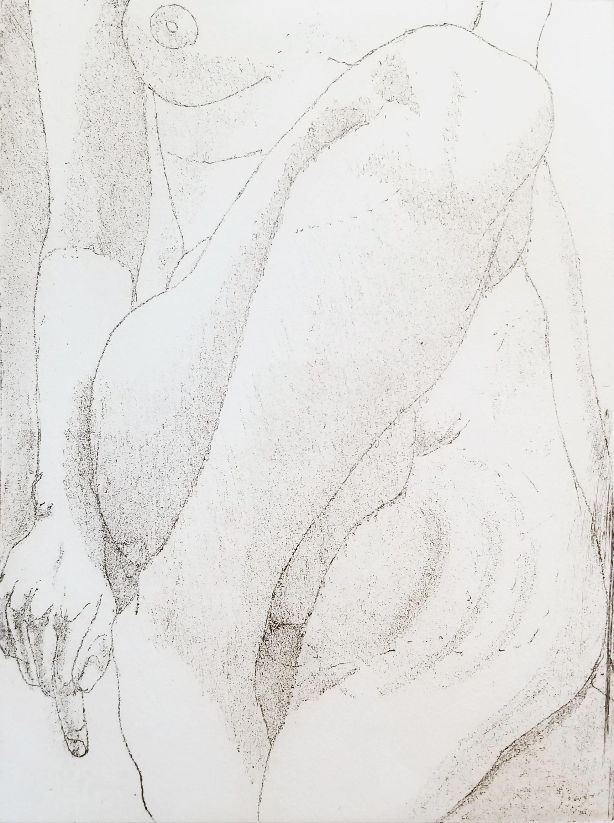 Artist: Philip Pearlstein (American, 1924-2022)
Title: "Small Nude"
*Signed and dated by Pearlstein in pencil lower right
Year: 1976
Medium: Original Soft-Ground Etching on German Etching paper
Limited edition: 30/30, (there were also 9 artist's