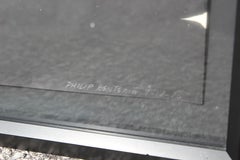 Teal, Yellow, and Red Contemporary Gestural