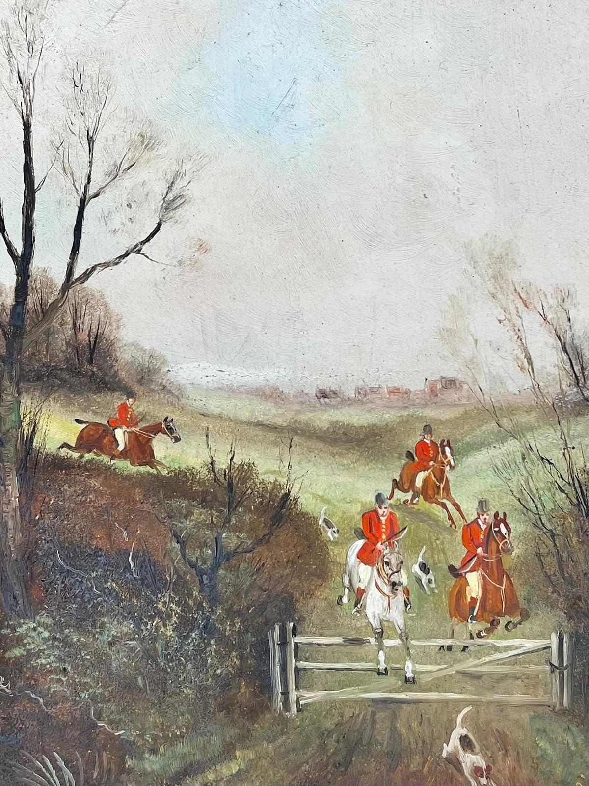 Superb oil painting by the very popular English sporting artist, Philip Rideout (circa 1850-1920). 

signed oil on paper mounted in a frame
dated
framed: 16 x 13.75 inches
paper: 10 x 8 inches

Rideout is one of Englands most popular sporting