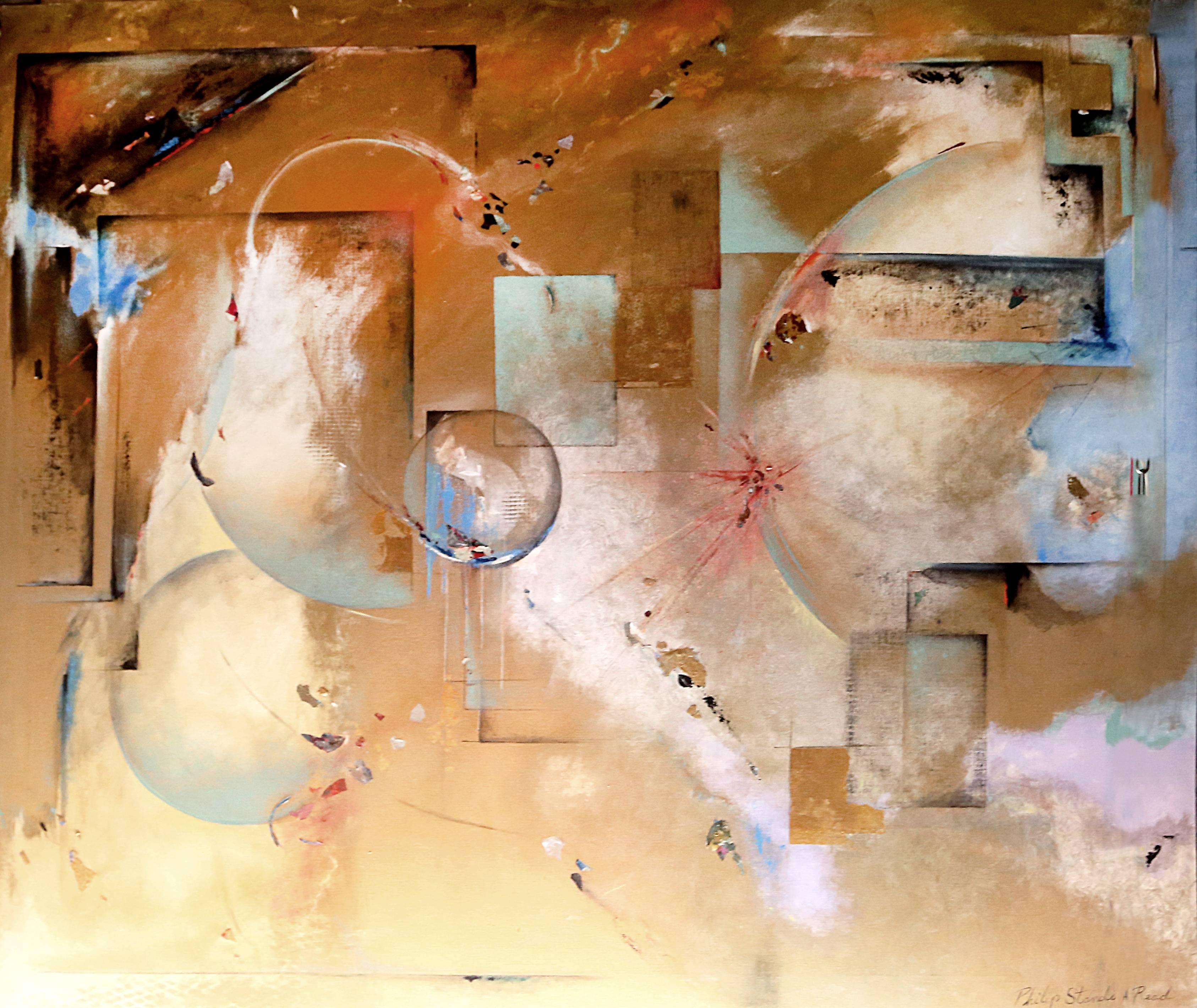 Künstler: Philip Standish Read, Amerikaner (1927 - 2000)
Titel: Unbenannt 
Jahr: ca. 1975
Medium: Öl auf Leinwand, signiert v.l.n.r
Größe: 60 x 72 in. (152,4 x 182,88 cm)
