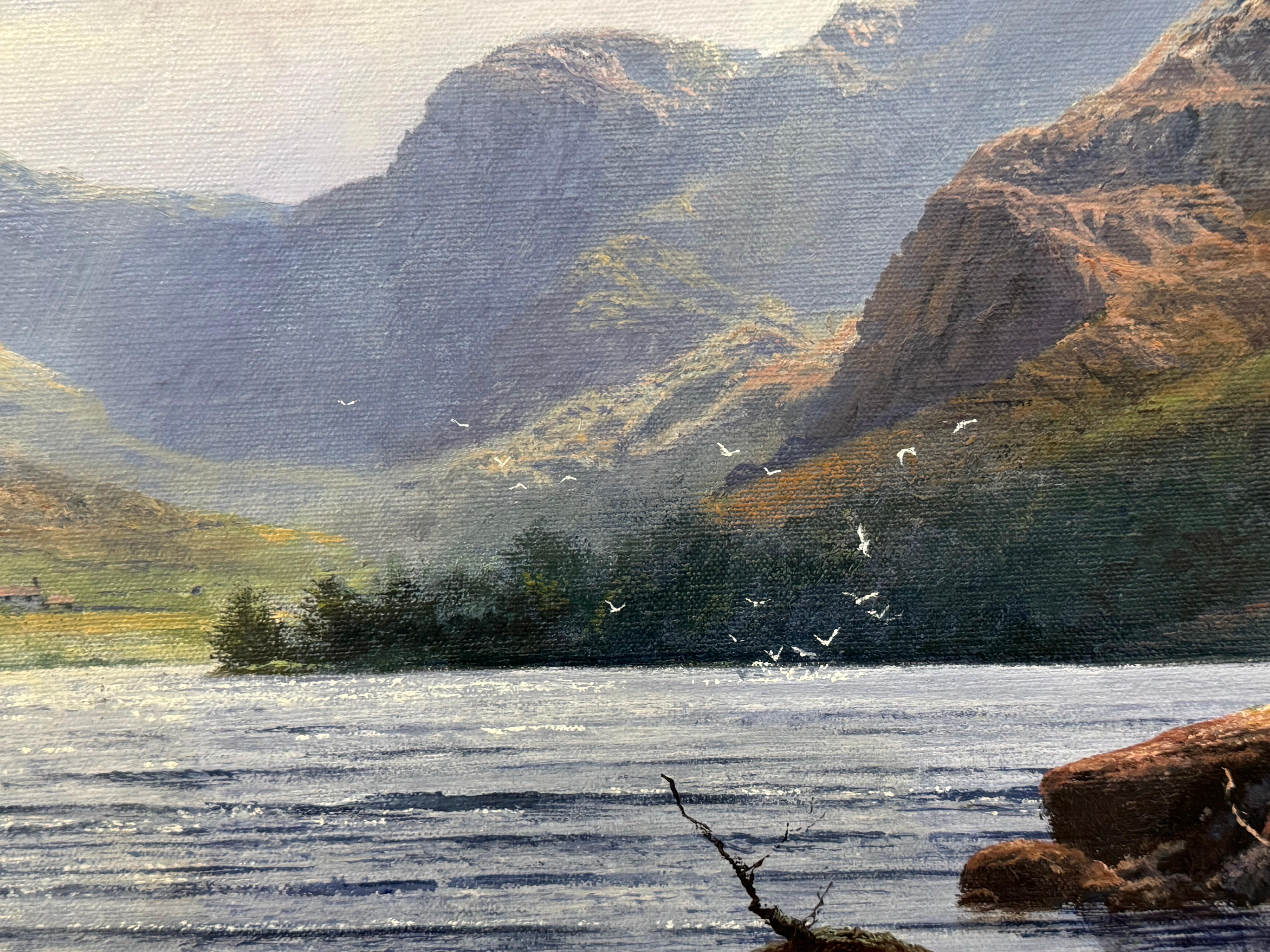 Mountain Landscape Painting of the English Lake District by British Artist For Sale 10