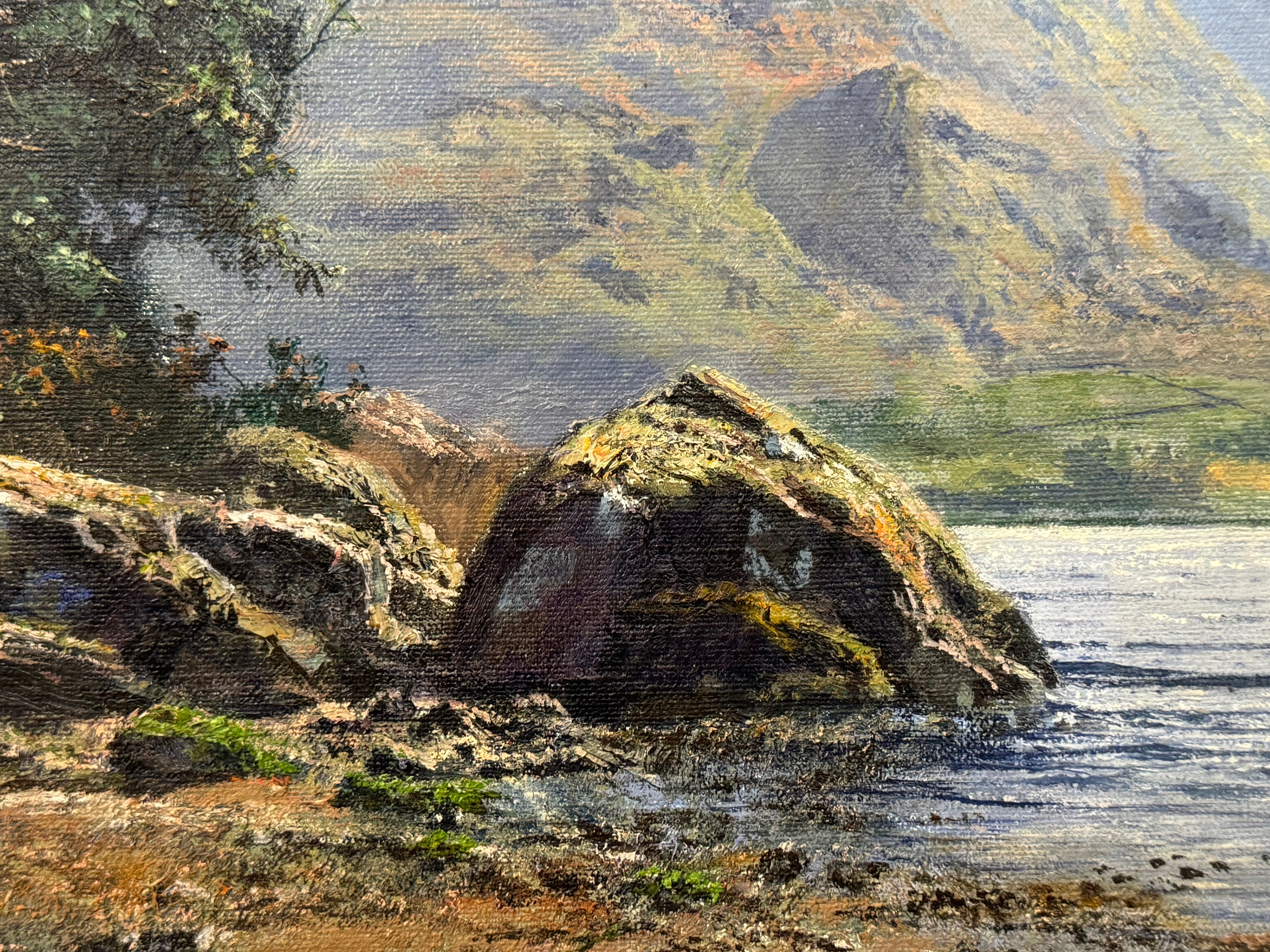 Mountain Landscape Painting of the English Lake District by British Artist For Sale 13