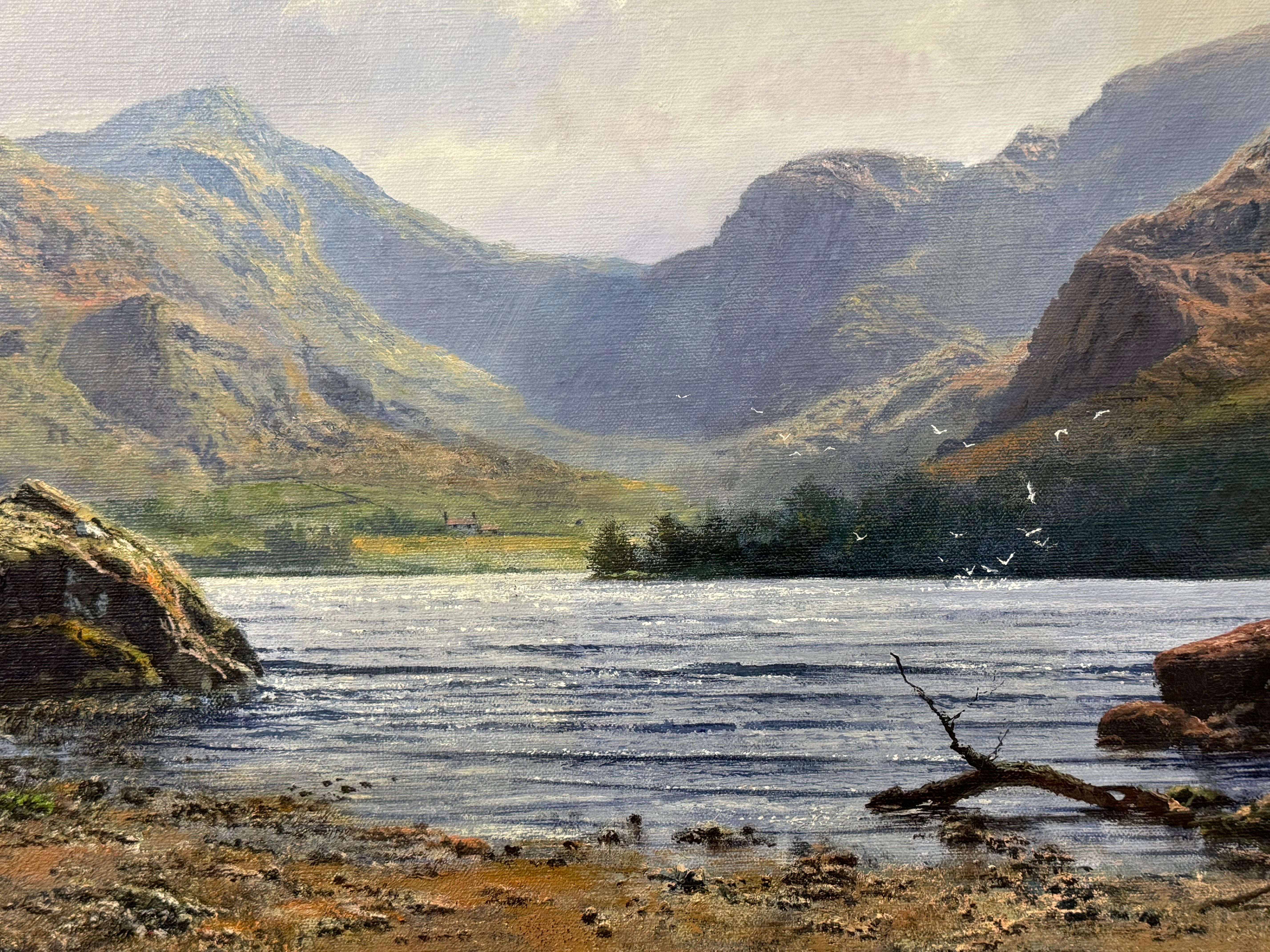 Mountain Landscape Painting of the English Lake District by British Artist For Sale 16