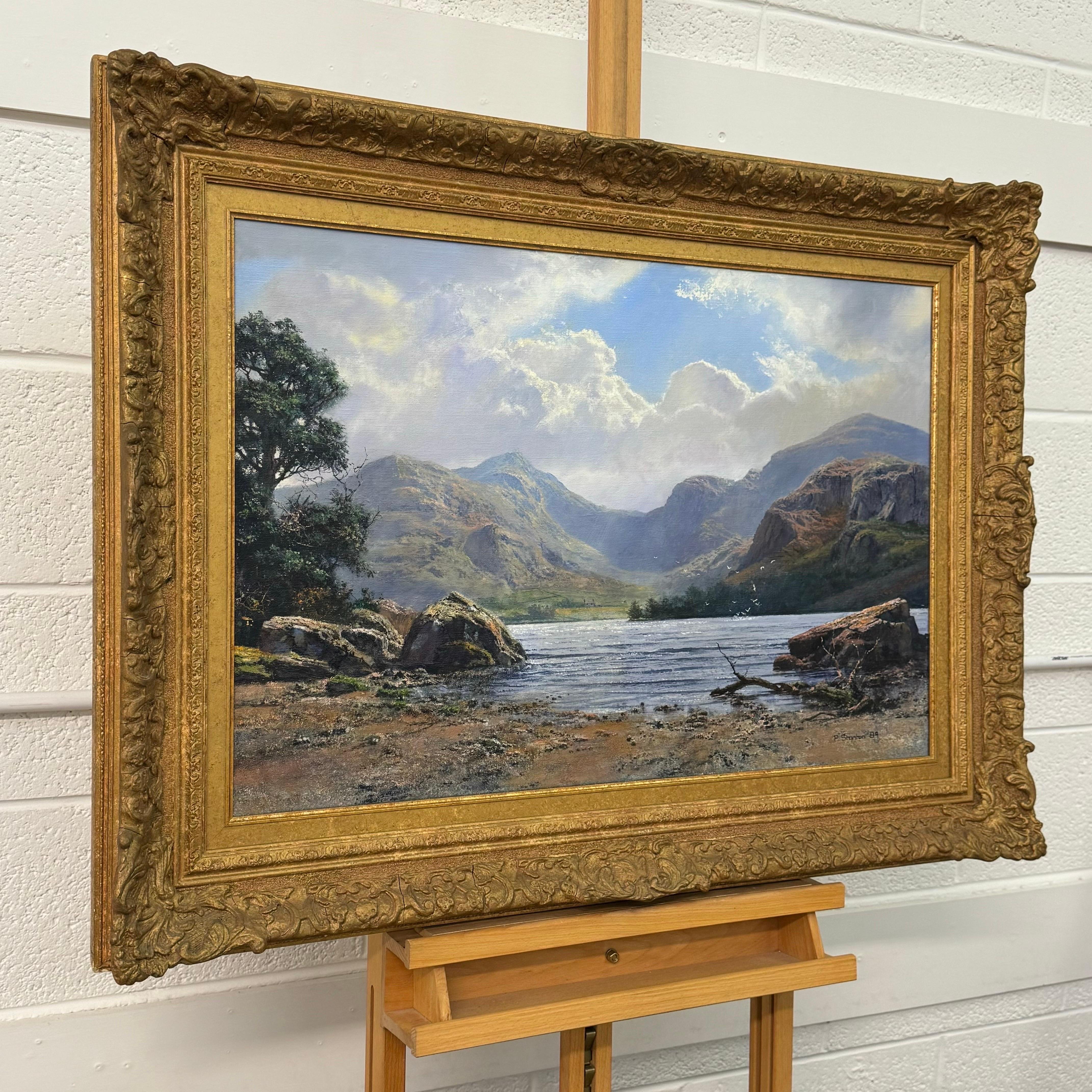 Mountain Landscape Painting of the English Lake District by British Artist For Sale 1