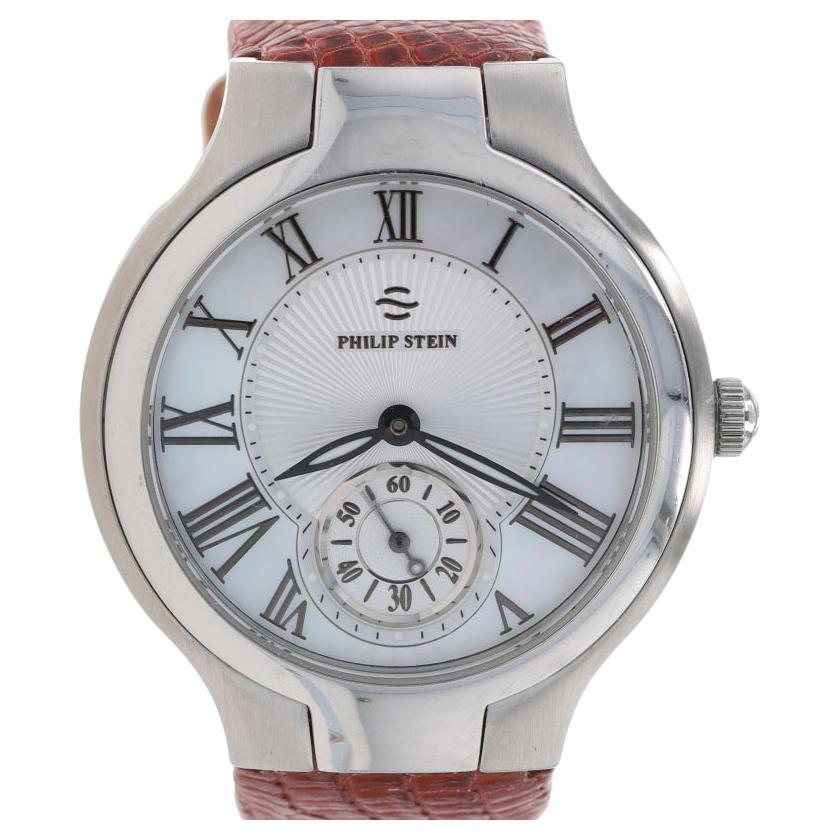 Philip Stein Classic Round Ladies Wristwatch -Stainless Quartz Natural Frequency