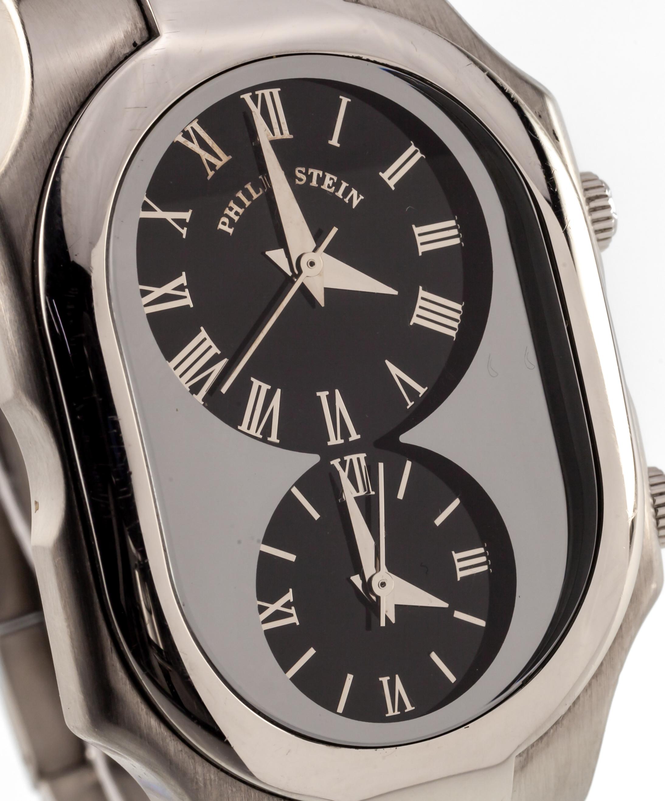 philip stein signature chronograph watch