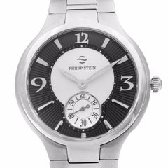 Philip Stein Montre pour homme Signature Novalties à quartz en acier 43-MBW-SS