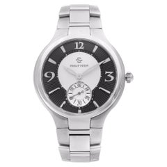 Philip Stein Montre pour homme Signature Novalties à quartz en acier 43-MBW-SS