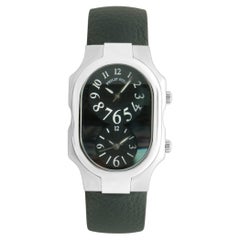 Philip Stein Acero Inoxidable Firma Modelo Grande Esfera Negra