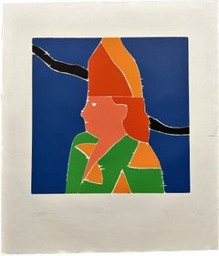 Artista Madre  1967 Edición Limitada Firmada xilografía