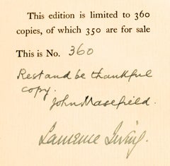 Philip the King by John Masefield, from Nelson Doubleday's Estate, #365/365