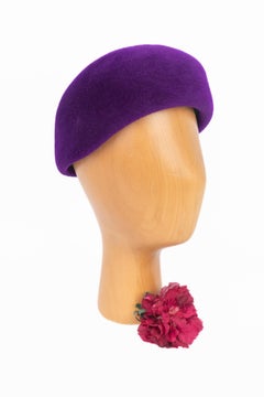 Philip Tracy velvet hat