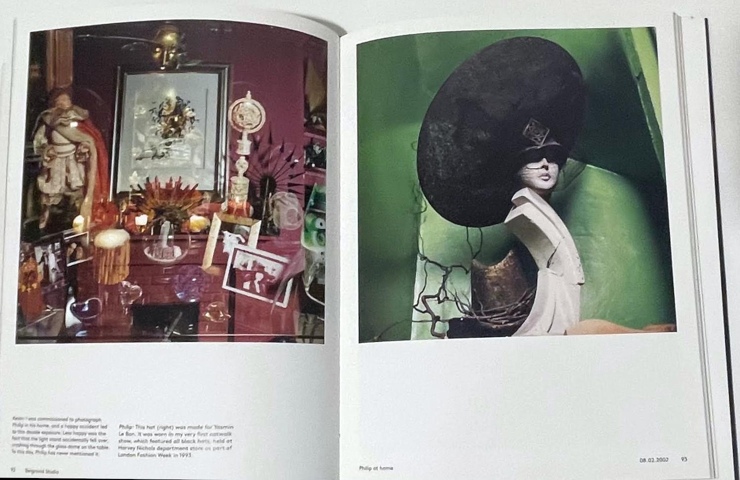 Philip Treacy hardback book (hand signed by Philip Treacy), 2013
Hardback monograph with dust jacket (hand signed by legendary milliner Philip Treacy)
hand signed by Philip Treacy on the half title page
11 × 8 1/2 × 1 inches
Hand signed by Philip