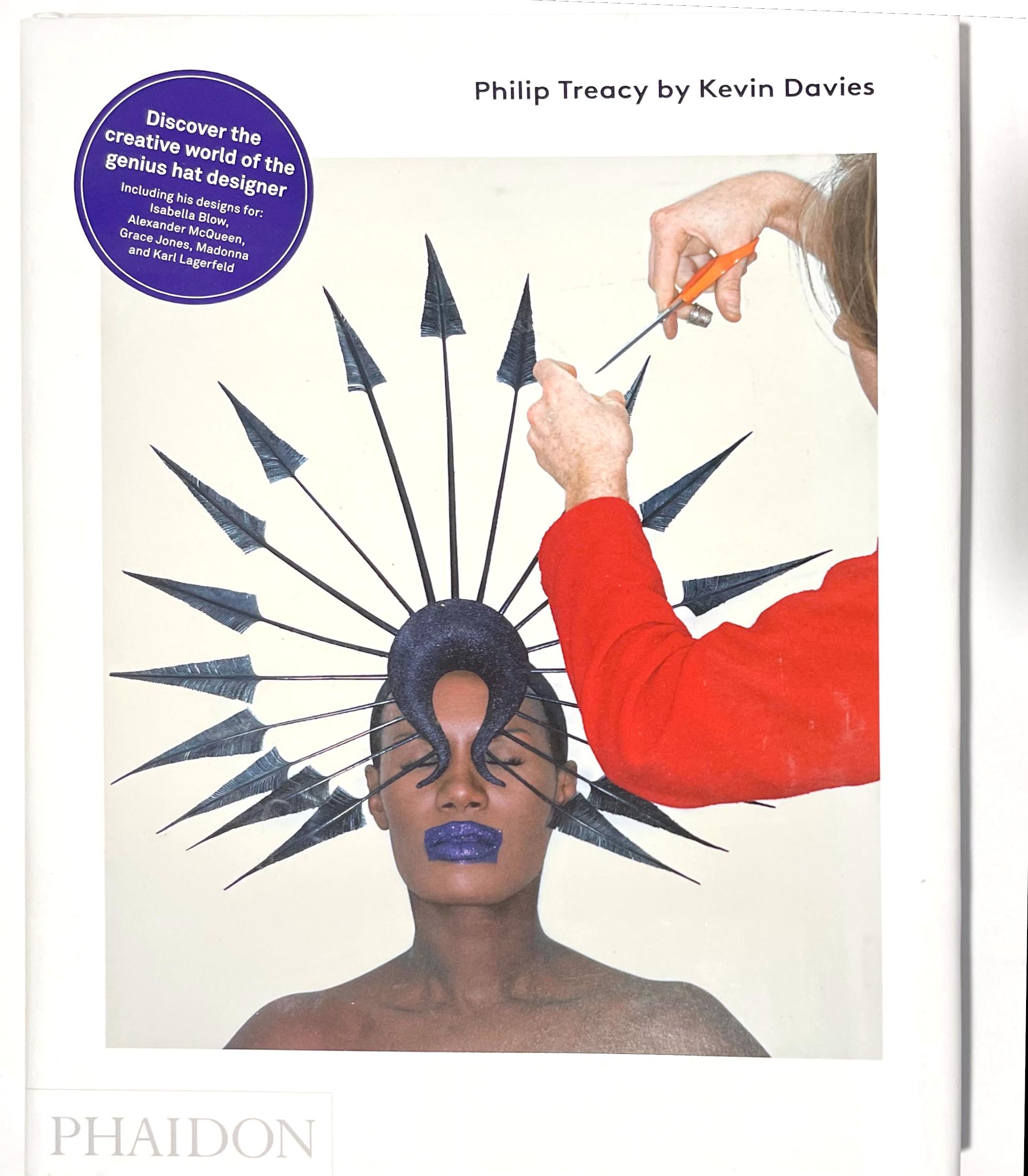 Philip Treacy hardback book, hand signed by Philip Treacy, milliner to the stars For Sale 1