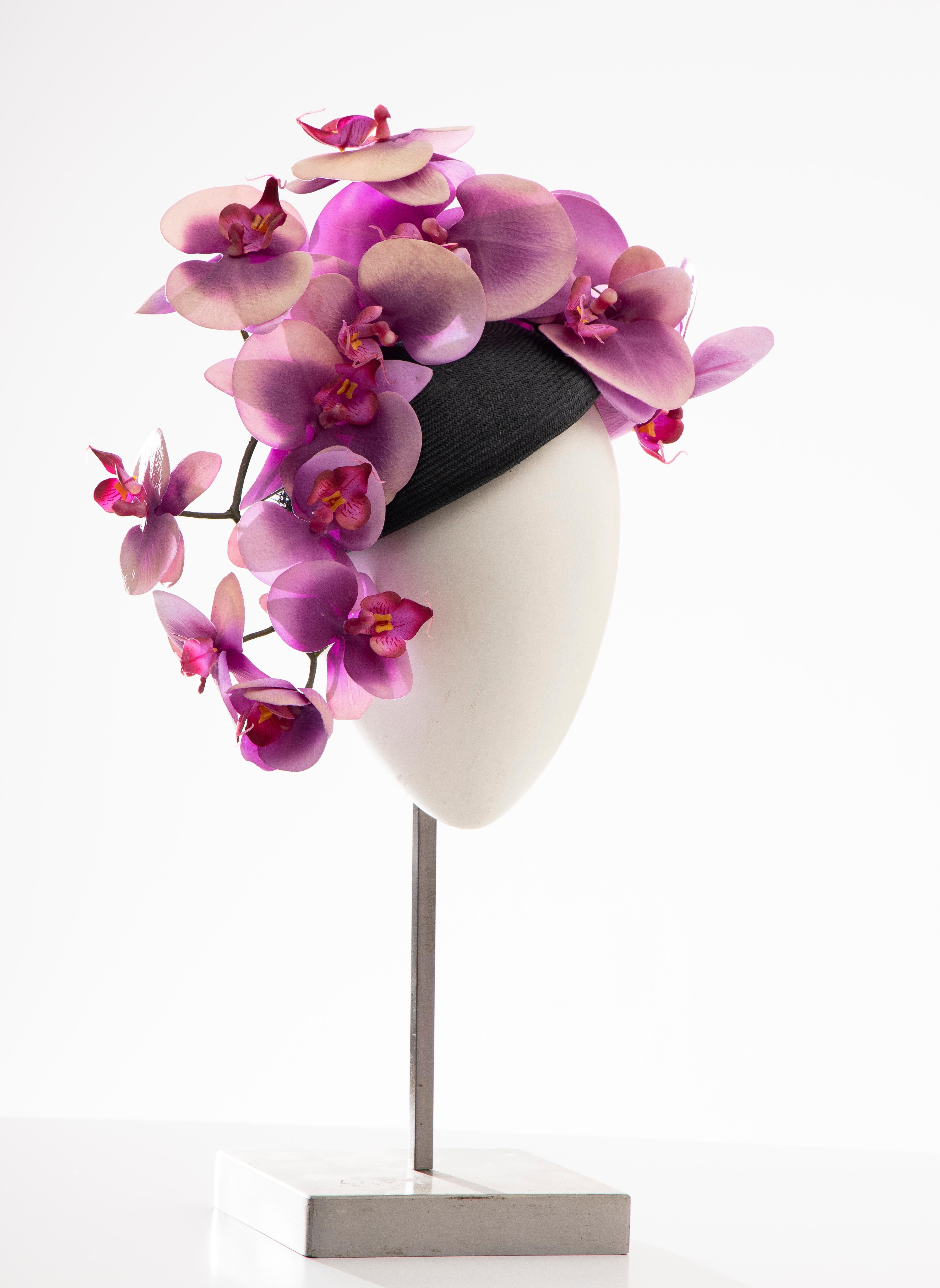 philip treacy orchid hat