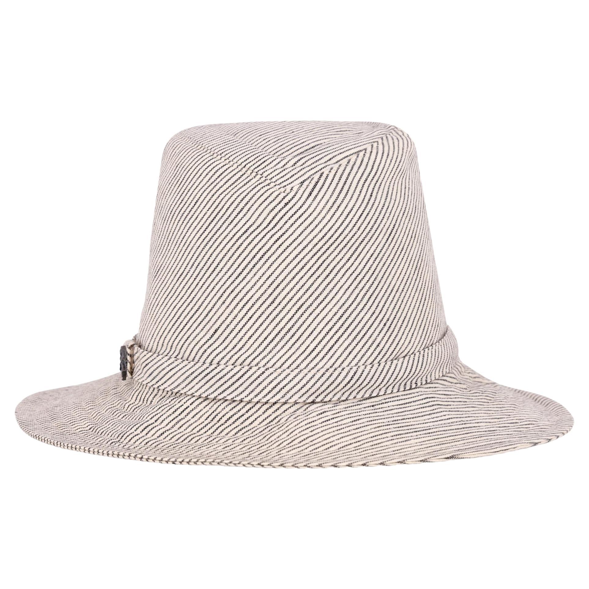 Philip Treacy Linen Hat