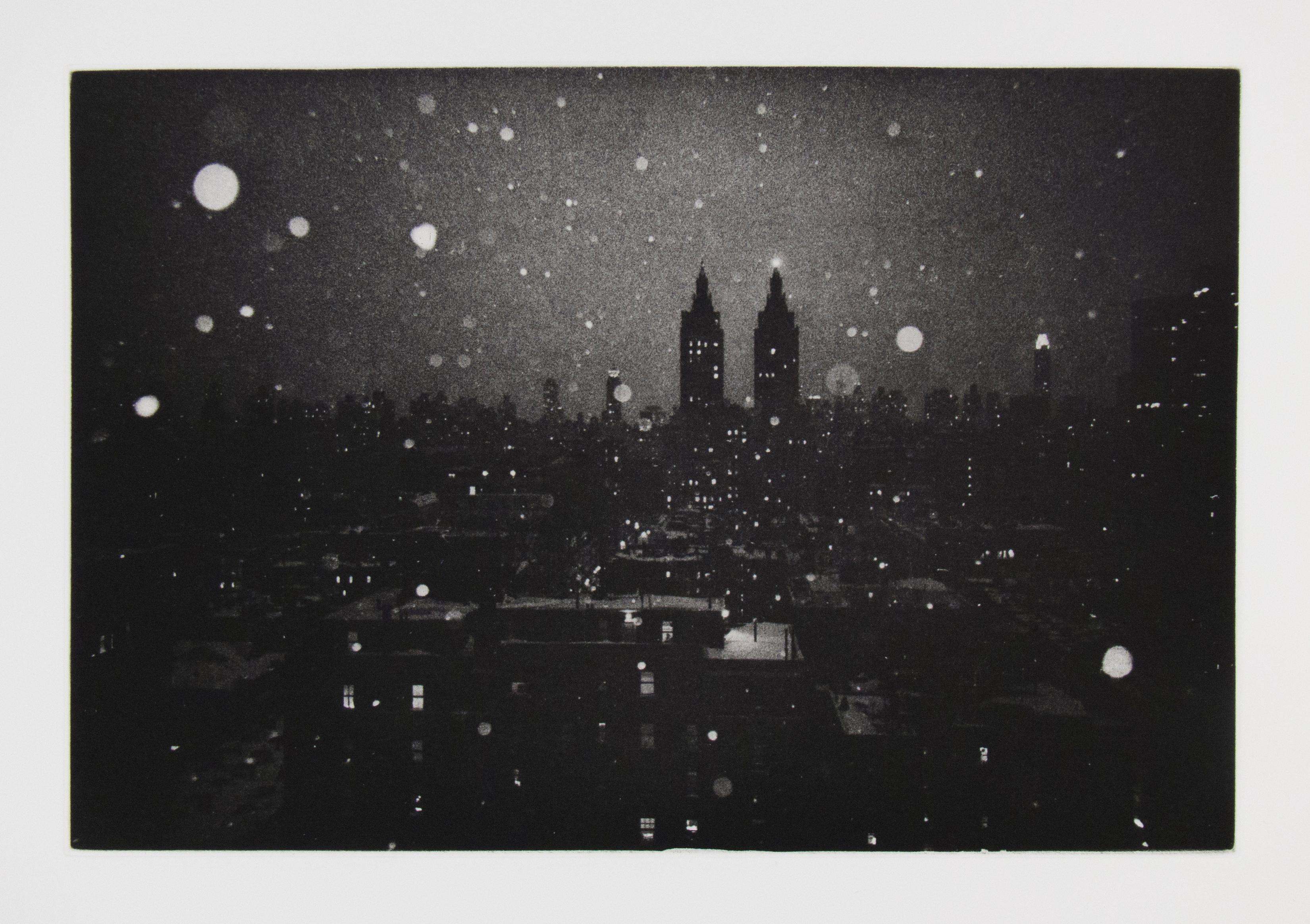 Philip Van Keuren Black and White Photograph - Snowstorm