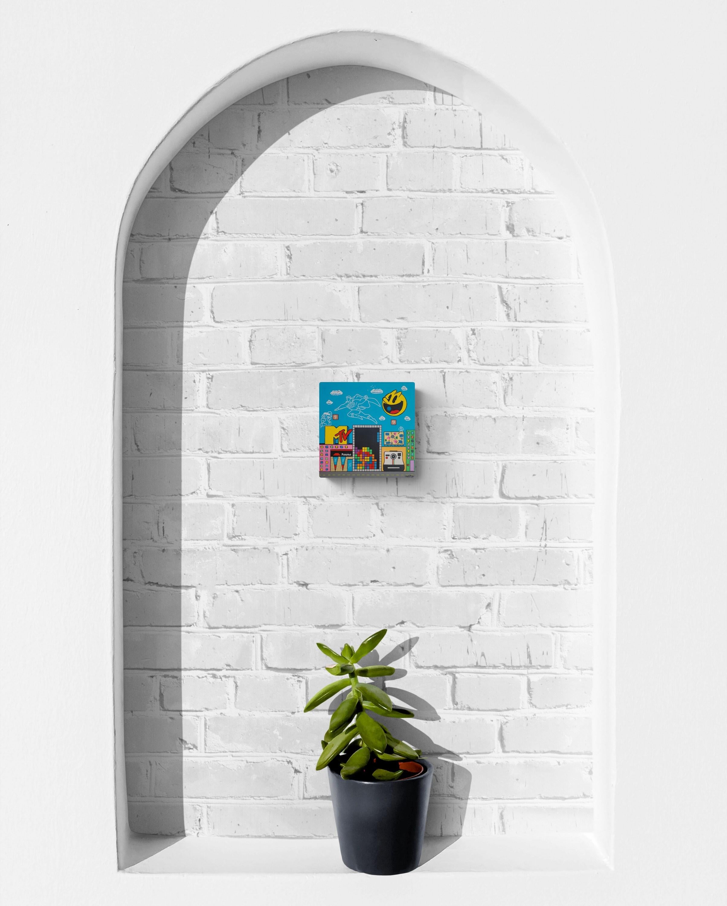 La Vie Urbaine - Painting Pop Art di Philip Verhoeven