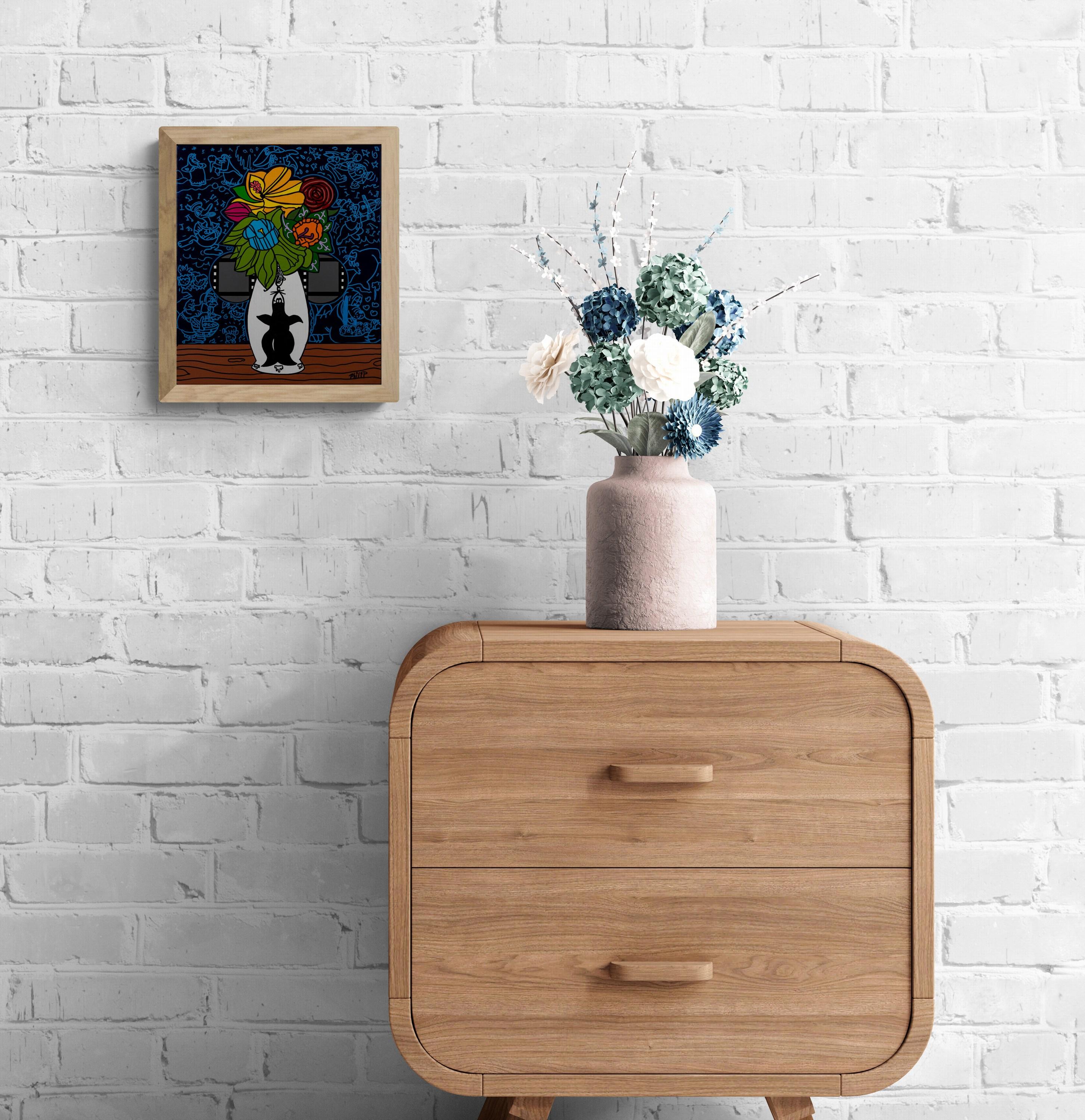 Une Symphonie Idiote (Zeitgenössisch), Painting, von Philip Verhoeven