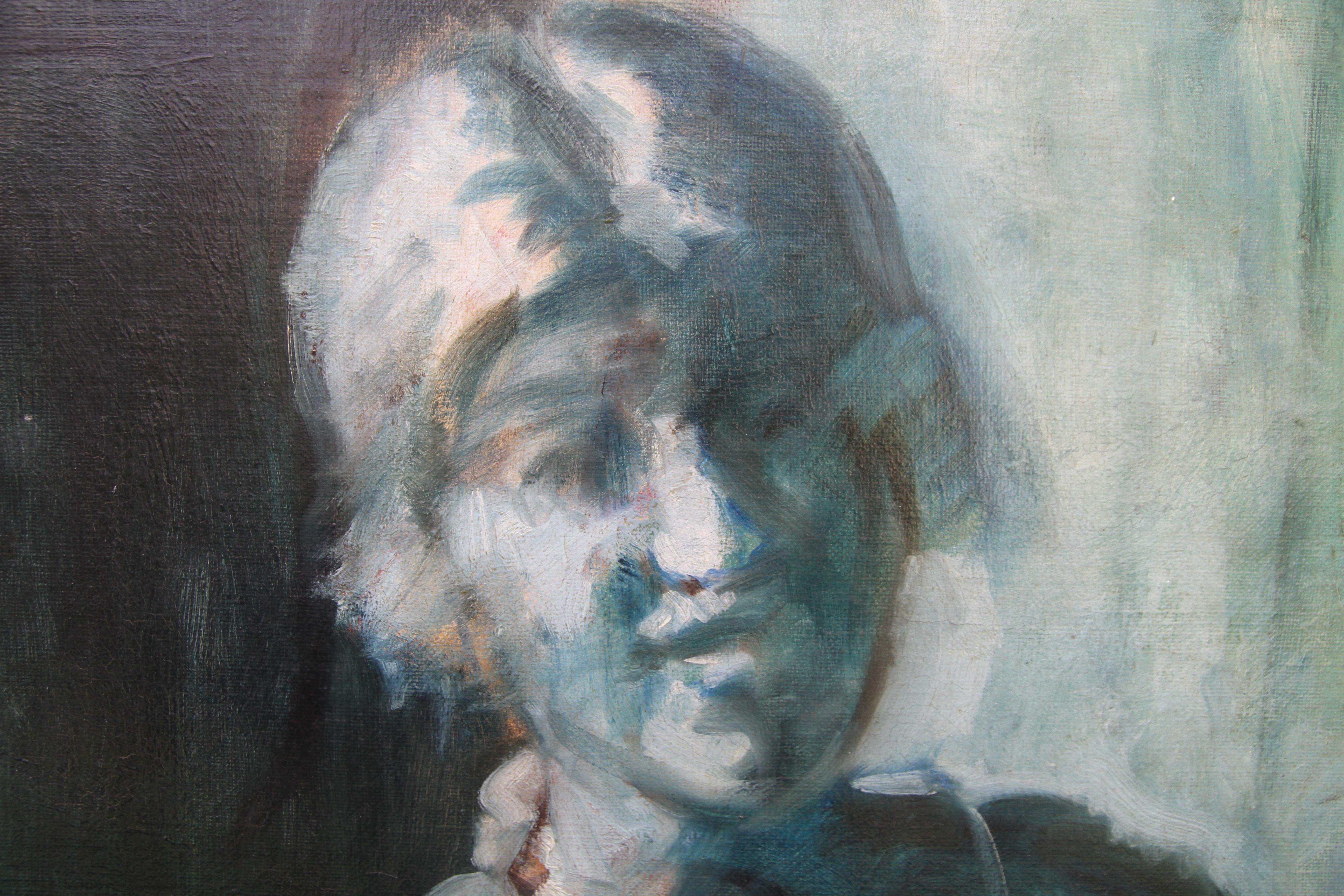 Peint par le célèbre impressionniste britannique Philips Steer, ce portrait à l'huile représente une jeune femme et a été peint vers 1900. Éduqué à l'école de South Kensington et à l'Académie Julien, ses œuvres sont conservées dans de nombreuses