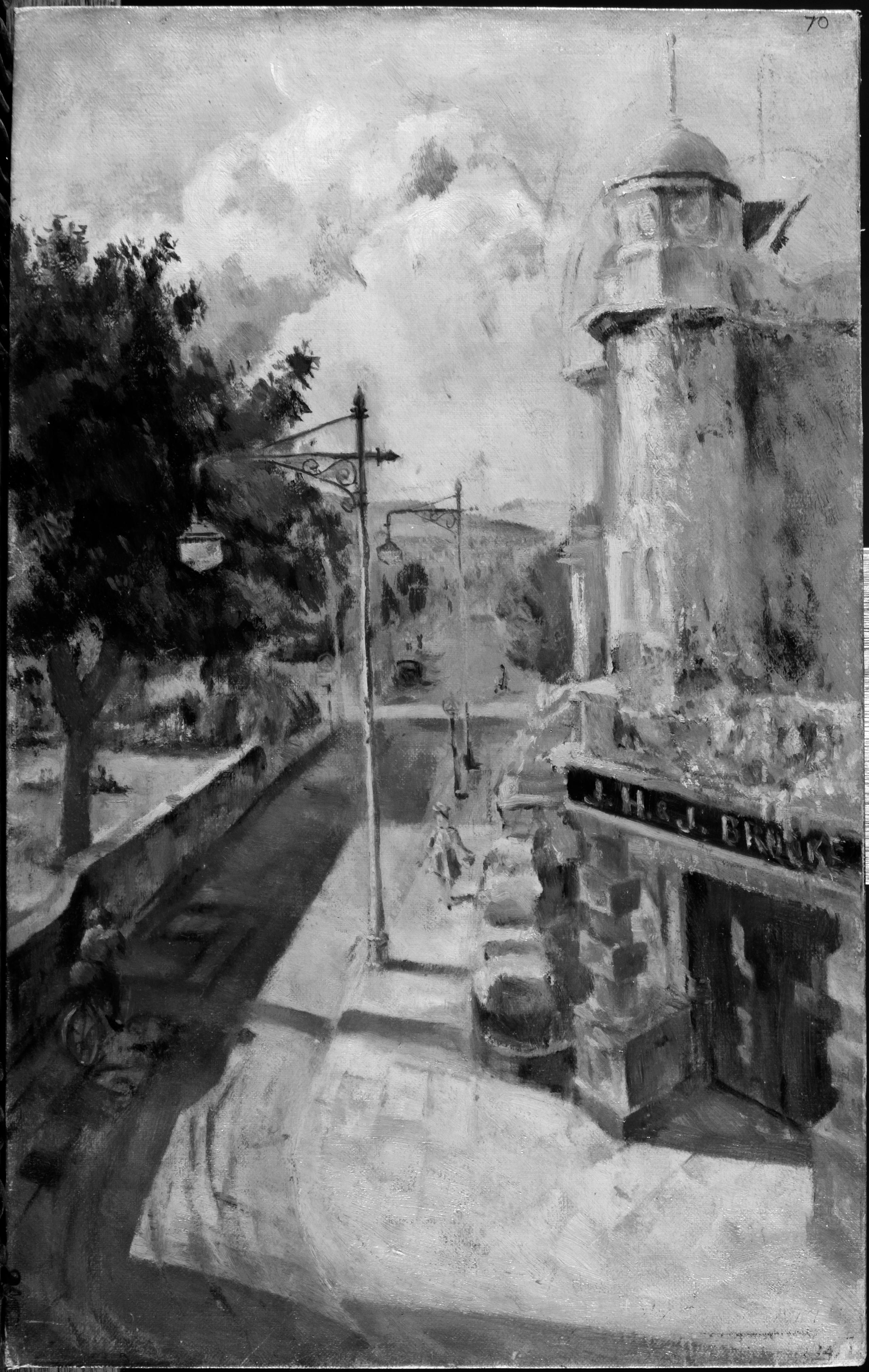 Philip Wilson Steer O.M. 1860-1942 è stato un pittore inglese e un influente insegnante d'arte. Suo padre era un pittore di ritratti e un insegnante d'arte ed è qui che il figlio fu influenzato per la prima volta nello studio dell'arte. Phillip