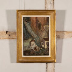 Frau im Interieur (Schmink am Kamin) von Philip Wilson Steer, 1895, ca.