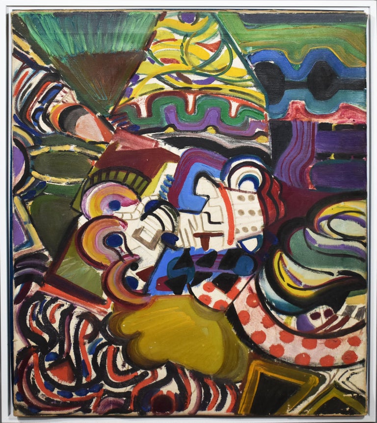 Philip Wofford Vintage Rare Abstract Expressionist Original Oil