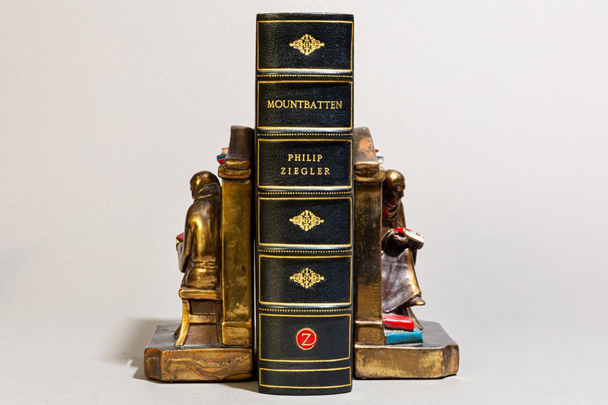 1 Volume. 

Bound in full blue Morocco with Doublers by Zaehnsdorf, all edges gilt, raised bands, gilt panels, limited to 25 copies, this is #14, Signed by the author and his daughter. 

Published: London: Collins 1985. First Edition

In a